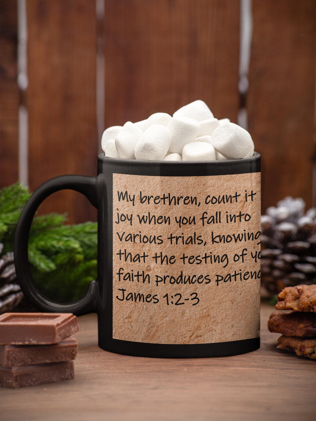 My brethren, count it all joy when you fall into various trials, knowing that the testing of your faith produces patience.  James 1:2-3