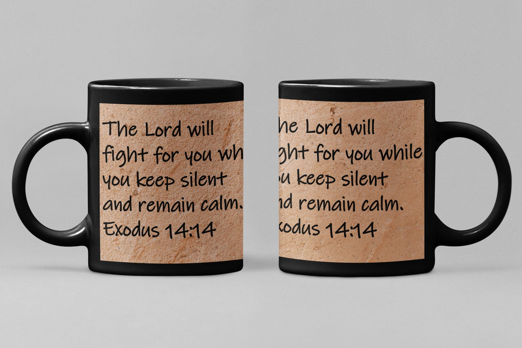The Lord will fight for you while you keep silent and remain calm. Exodus 14:14