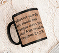 Whoever guards his mouth and tongue keeps his soul from troubles.  Proverbs 21:23