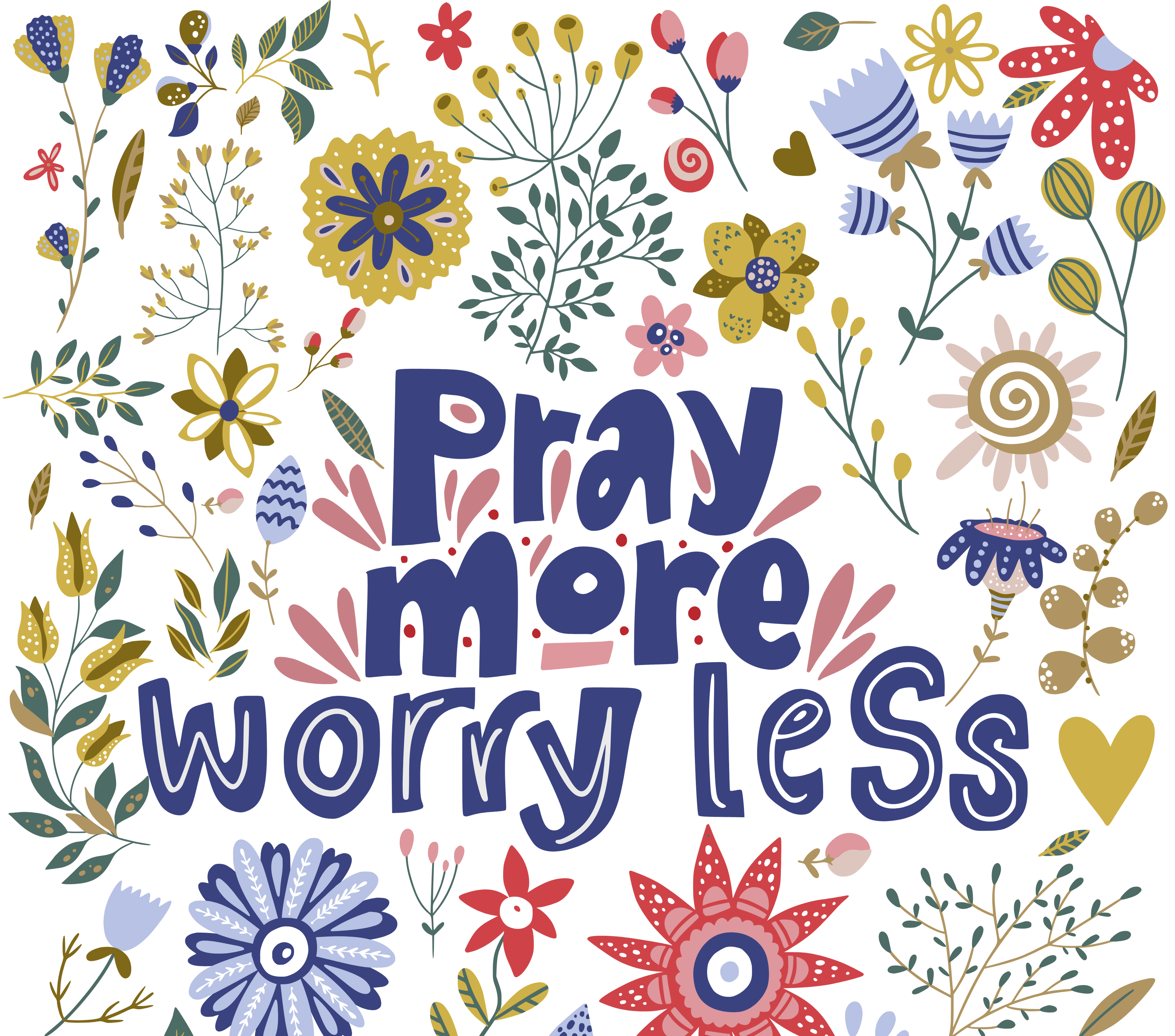 Pray More, Worry Less - 20oz Tumbler