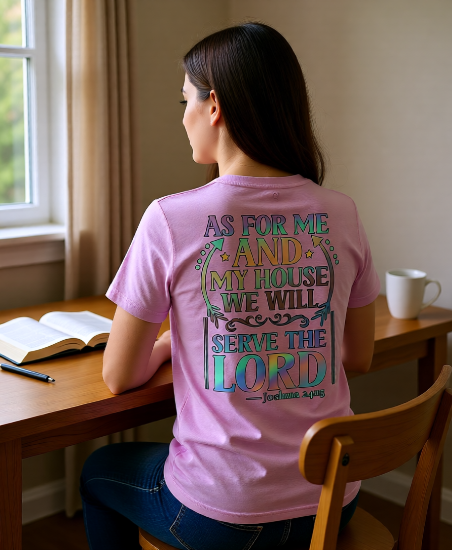 As For Me And My House We Will Serve The Lord. Joshua 24:15