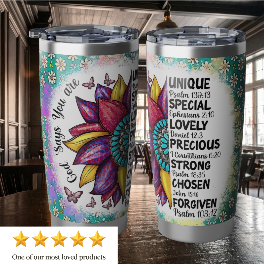 God Says You Are - 20oz Tumbler