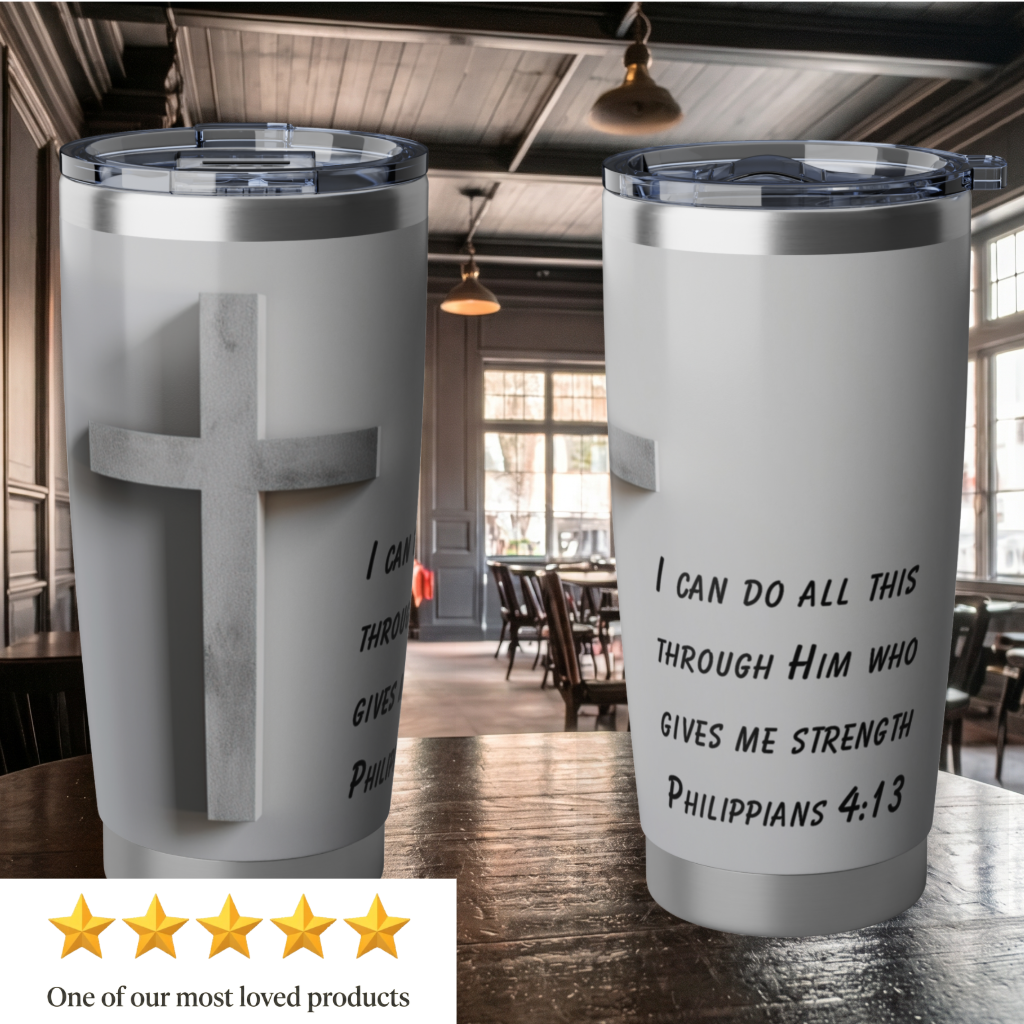 I can do all things 20oz Tumbler - Philippians 4:13
