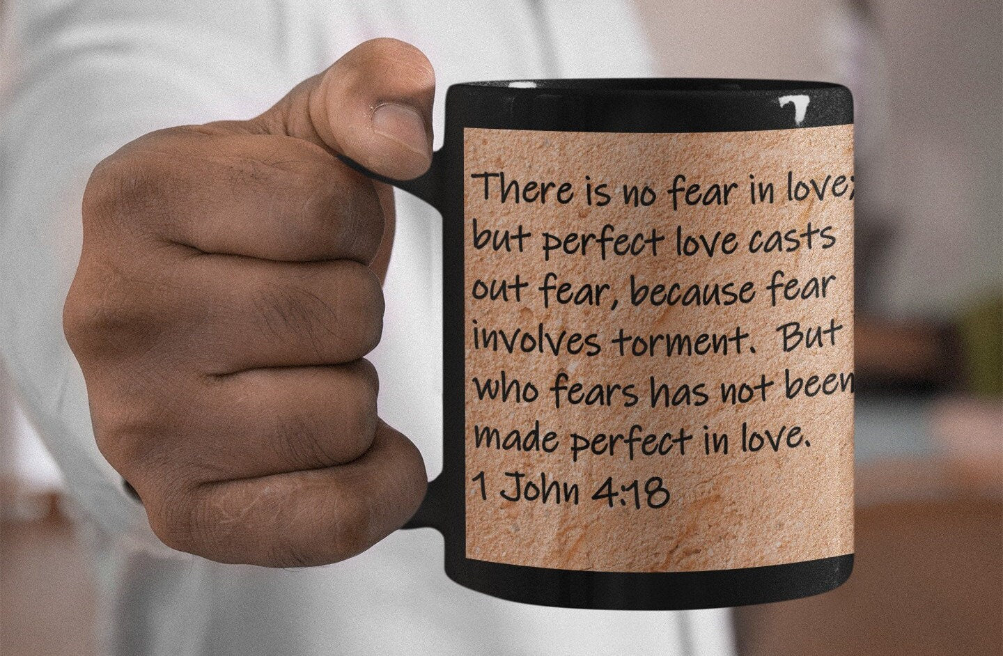 There is no fear in love; but perfect love casts out fear, because fear involves torment.  But he who fears has not been made perfect in...