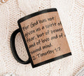 For God has not given us a spirit of fear, but of power and of love and of a sound mind.  2 Timothy 1:7