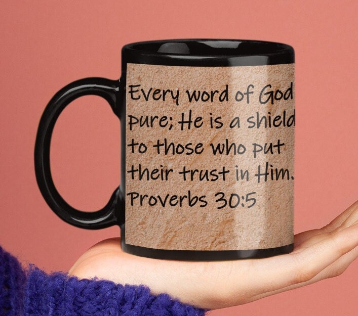 Every word of God is pure; He is a shield to those who put their trust in Him.  Proverbs 30:5