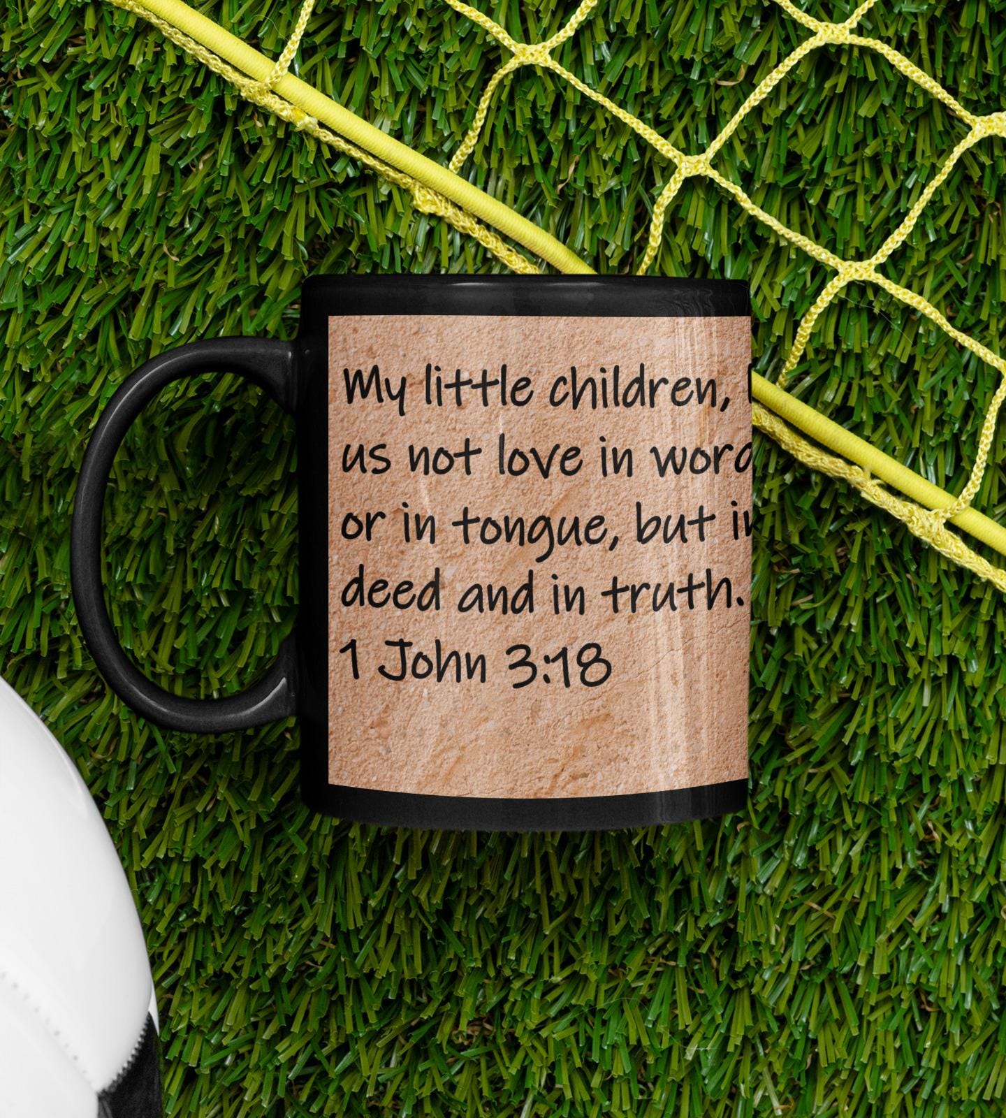 My little children, let us not love in word or in tongue, but in deed and in truth.  1 John 3:18
