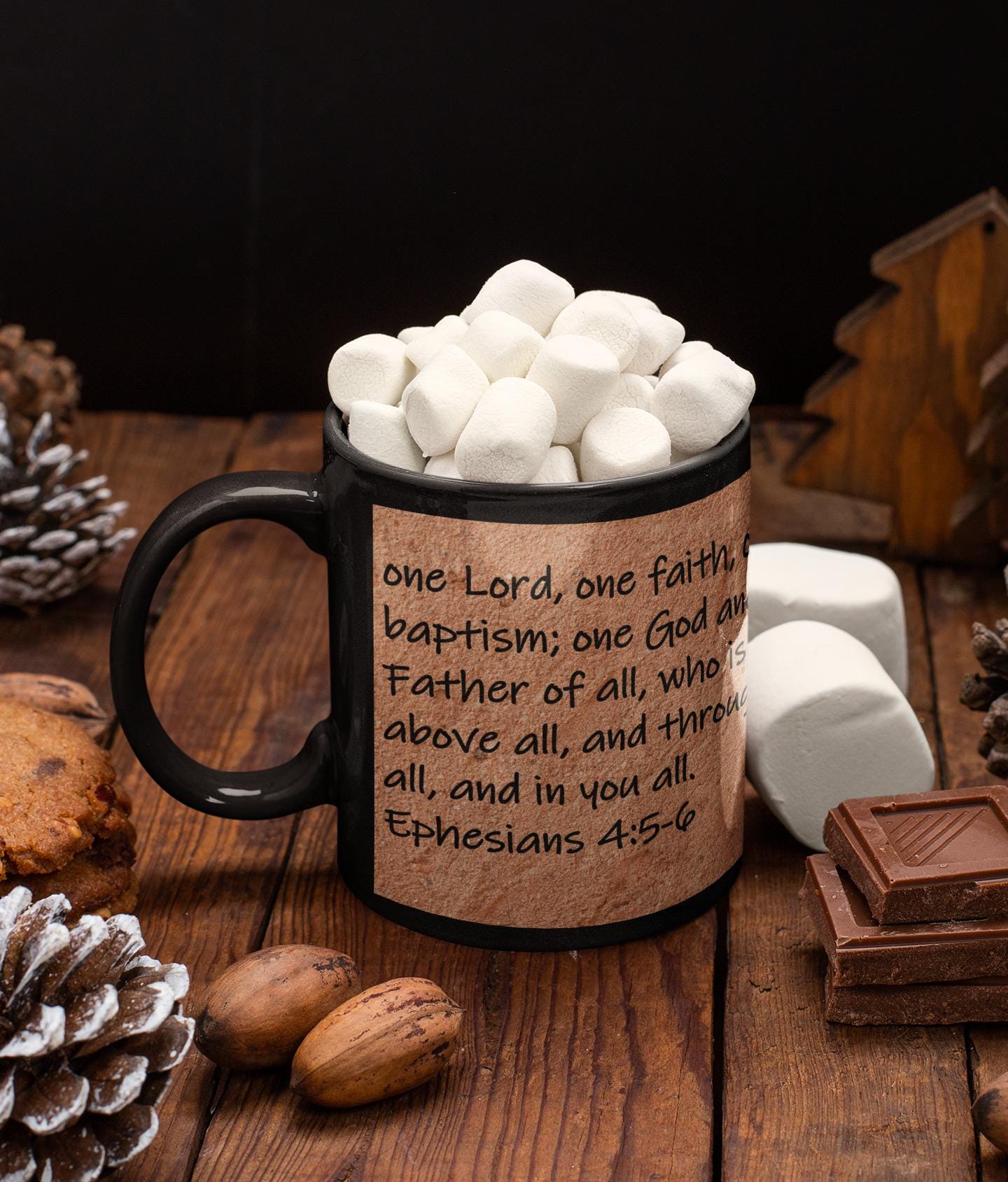 one Lord, one faith, one baptism; one God and Father of all, who is above all, and through all, and in you all.  Ephesians 4:5-6