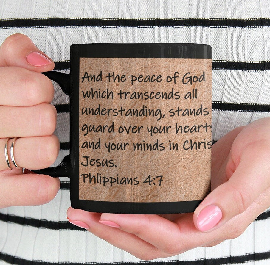 And the peace of God which transcends all understanding, stands guard over your hearts and your minds in Christ Jesus.  Philippians 4:7