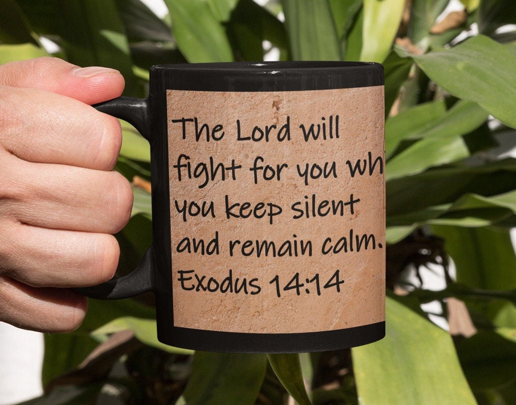 The Lord will fight for you while you keep silent and remain calm. Exodus 14:14