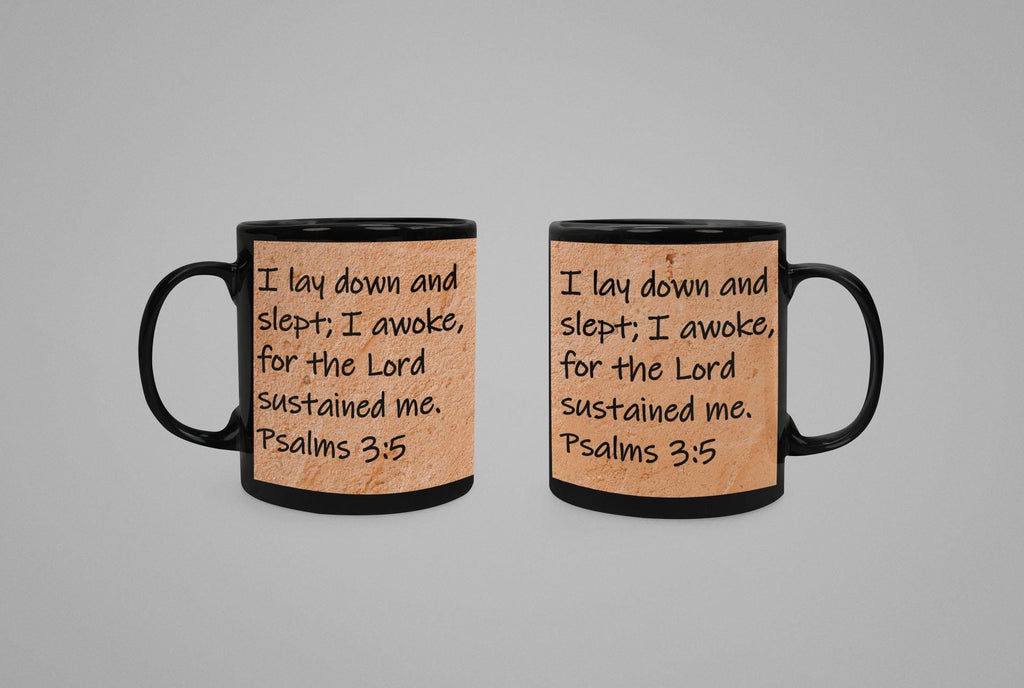 I lay down and slept; I awoke, for the Lord sustained me.  Psalms 3:5