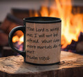 The Lord is with me; I will not be afraid. What can mere mortals do to me?  Psalm 118:6