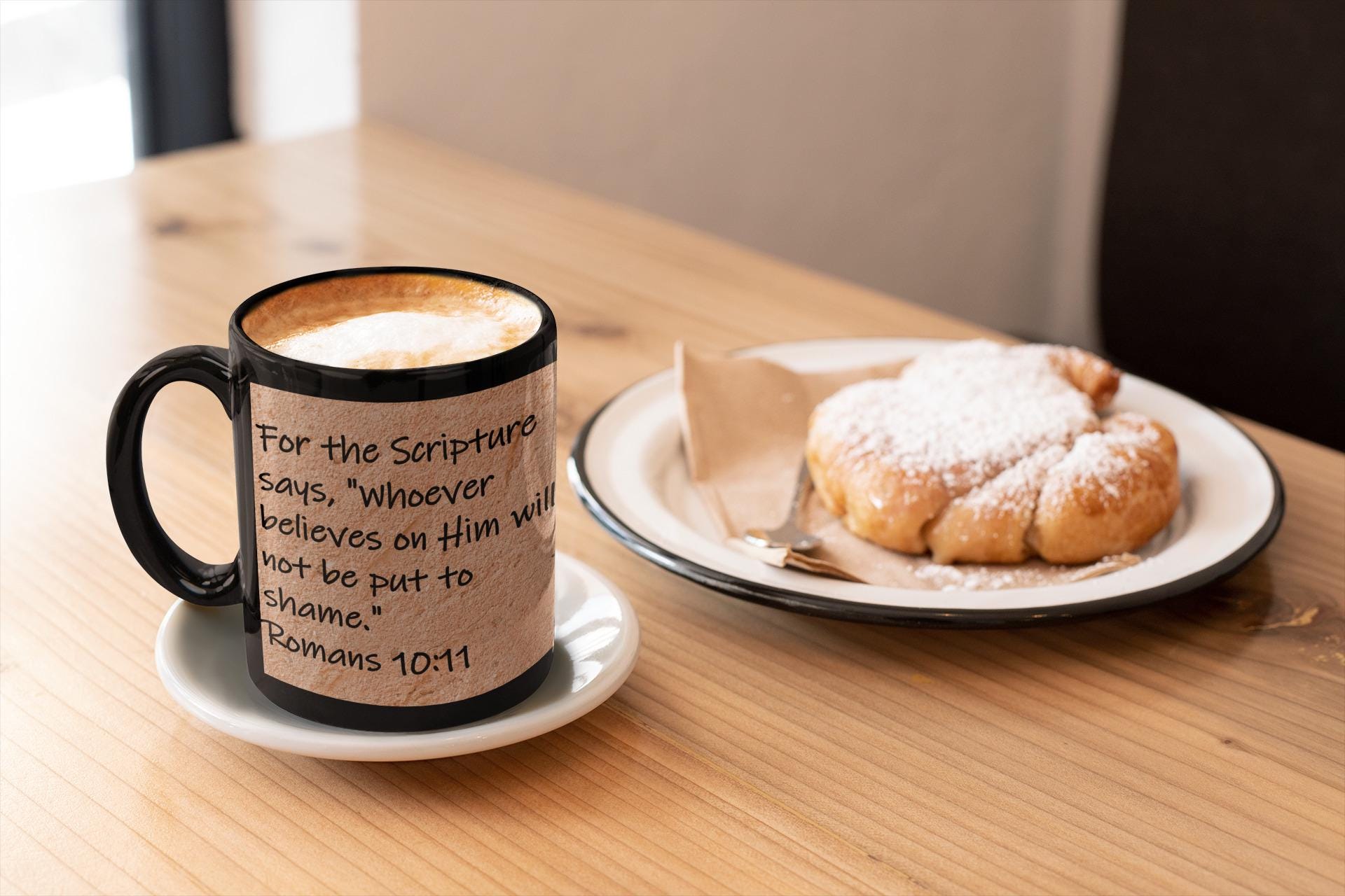 For the Scripture says, "Whoever believes on Him will not be put to shame."  Romans 10:11